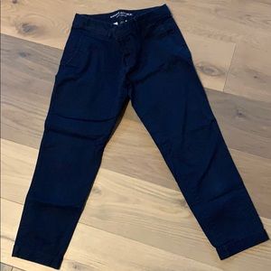 Banana republic city chino ankle pant (navy)